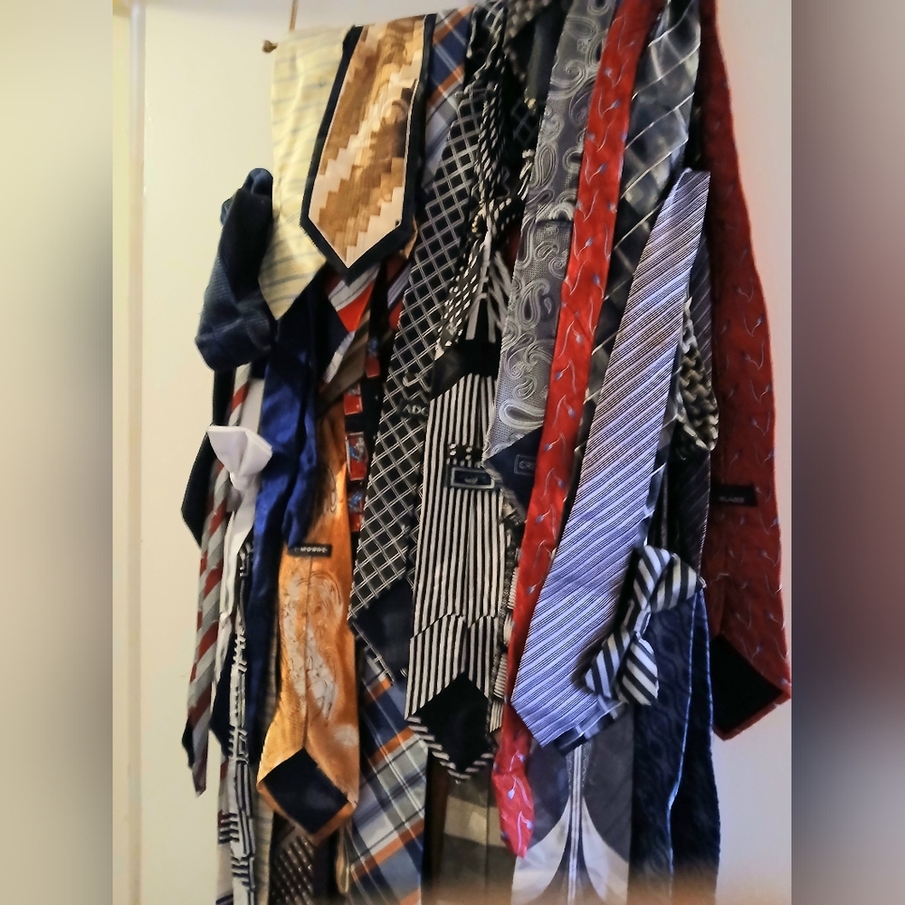 NOT FOR SALE Bundle Of 54 Unique Colorful Name Brands Vintage Ties SOLD